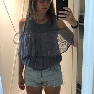 muted purple free people top